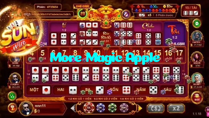 available types of More Magic Apple bet including pre-match live express and system bets